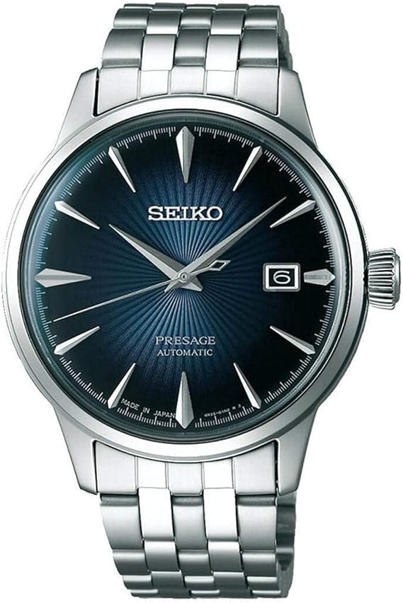 Seiko 5 SNKE49K1 Orologio Uomo Automatico Con Bracciale In Acciaio Inox - Giapponese, Classico, Movimento Meccanico