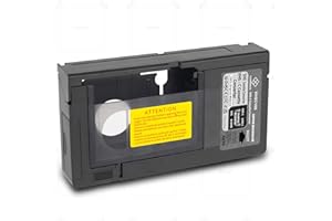 OAWMWAOA VHS-C S-HVS-C Cassette Adapter Compatible with VHS-C SVHS 12MM V12 Standard, Camcorders Motorized VHS Cassette Conve