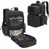 Damero First Aid Trauma Backpack, Molle Assault Pack Tactical Backpack Medical Backpack for Hiking, Trekking Hunting Camping, Black (BAG ONLY)