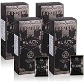 4 Boxes ORGANO Gourmet Black Coffee, 100% Certified Ganoderma Lucidum (120 Sachets)