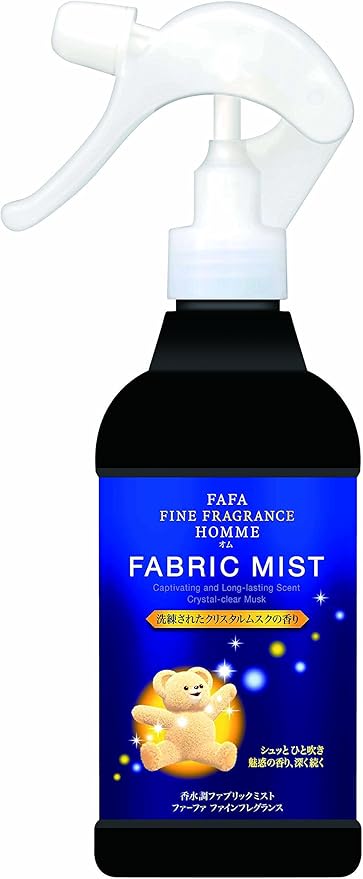 Amazon ファーファ ファインフレグランス ファブリックミスト 消臭芳香剤 布用 オム 香水調クリスタルムスクの香り 本体 250ml ファーファ 液体柔軟剤