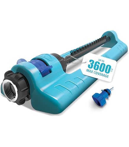 Aqua Joe SJI-OMS20 Jumbo Oscillating Sprinkler with Adjustable