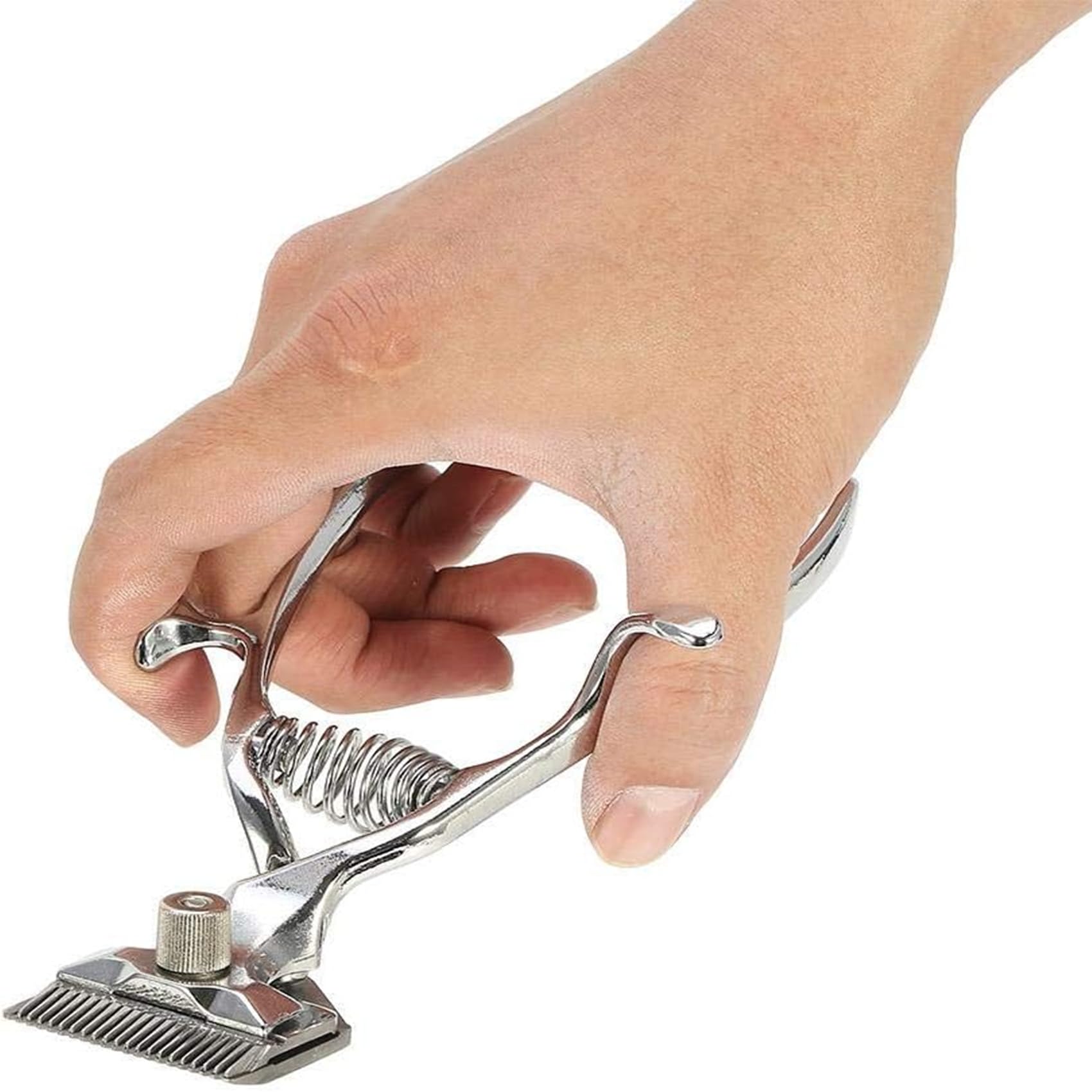 Hair Clipper, Biuzi Classic Clipper Barber Stainless Steel Manual Hair Cutting Tool