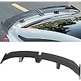 DREAMOTOR 54 Inch Universal Rear Spoiler, PRO Style Car Rear Trunk Spoiler Wing Spoiler Compatible with Mazda Miata RX-7 Chevy Corvette C8 C7 Camaro Nissan Lexus Toyota Honda Civic Ford Mustang Scion