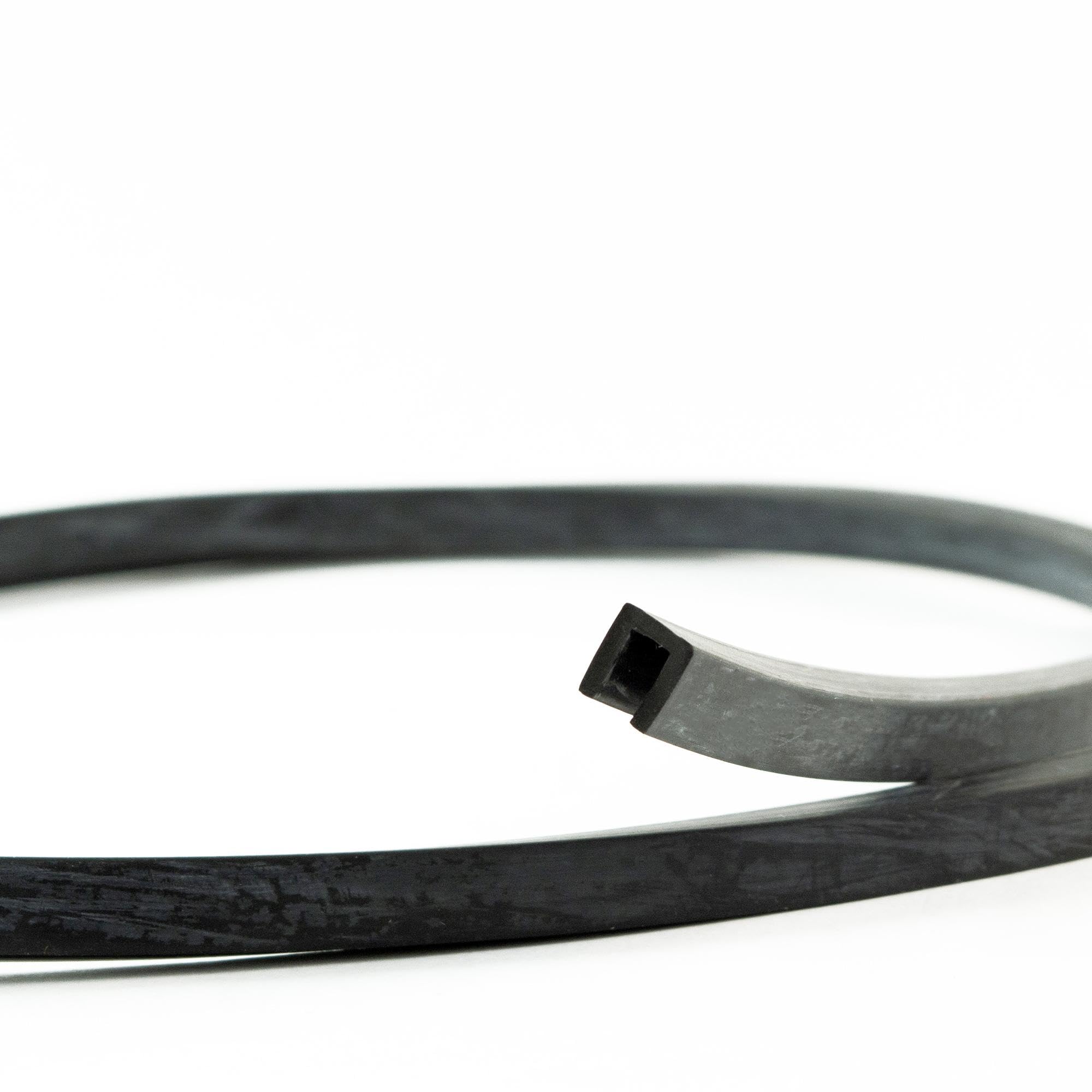 EUTRAS 1941 FP3006 / 3 m Frame Profile, Edge Protection, Black