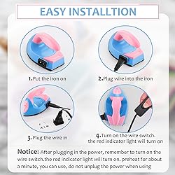 Honoson Mini Craft Iron Mini Heat Press Small Iron