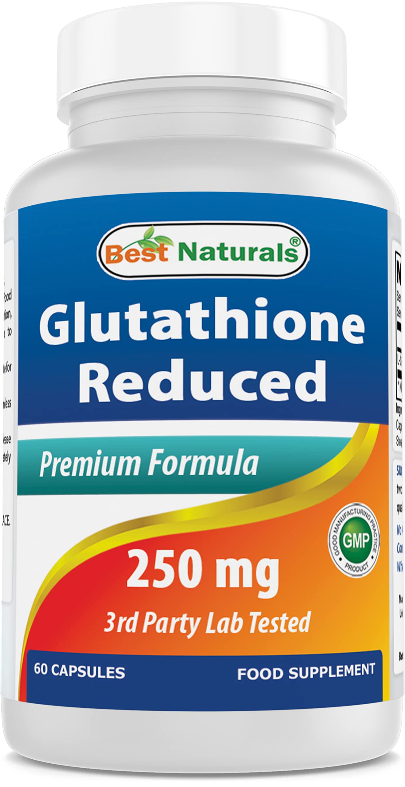 Best Naturals L-Glutathione 250 mg 60 Capsules