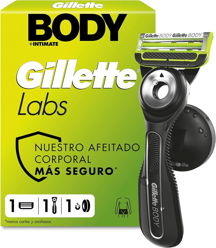 Labs Body + Navalha íntima masculina com 1 cabeça