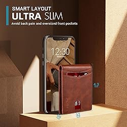 RUNBOX Wallet for Men and Women Slim Rfid Leather 2
