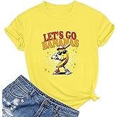 Banana Shirts Baseball Shirt Baseball Player T-Shirts Team Women Baseball Mama Tee Funny Baseball Fan Short Sleeve Top