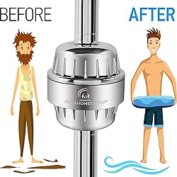 AquaHomeGroup Shower Head Filter for Hard Water