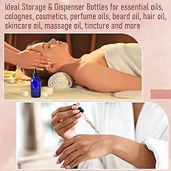 AOZITA 4 Pack, 2 oz Dropper Bottles with 1 Funnel