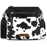 Montana West Crossbody Bag for Women Multi Pocket Cross Body Bag Purses with Guitar Strap