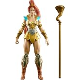 Masters of the Universe Origins 200X Teela 5.5 Inch Action Figure​ | MOTU Cartoon Collection Toy, 1980s TV Inspired Character, Ponytailed Heroine, Hair, Staff​ Accessory