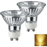 Waterproof 5W GU10 LED Range Hood Bulbs,Dimmable,Warm White 3000K,Indoor Lighting,Kitchen&amp;Cooking Stove Light,Appliance Light Bulbs,Recessed Track Lighting,50W Equivalent,Glass Reflector,2-Pack