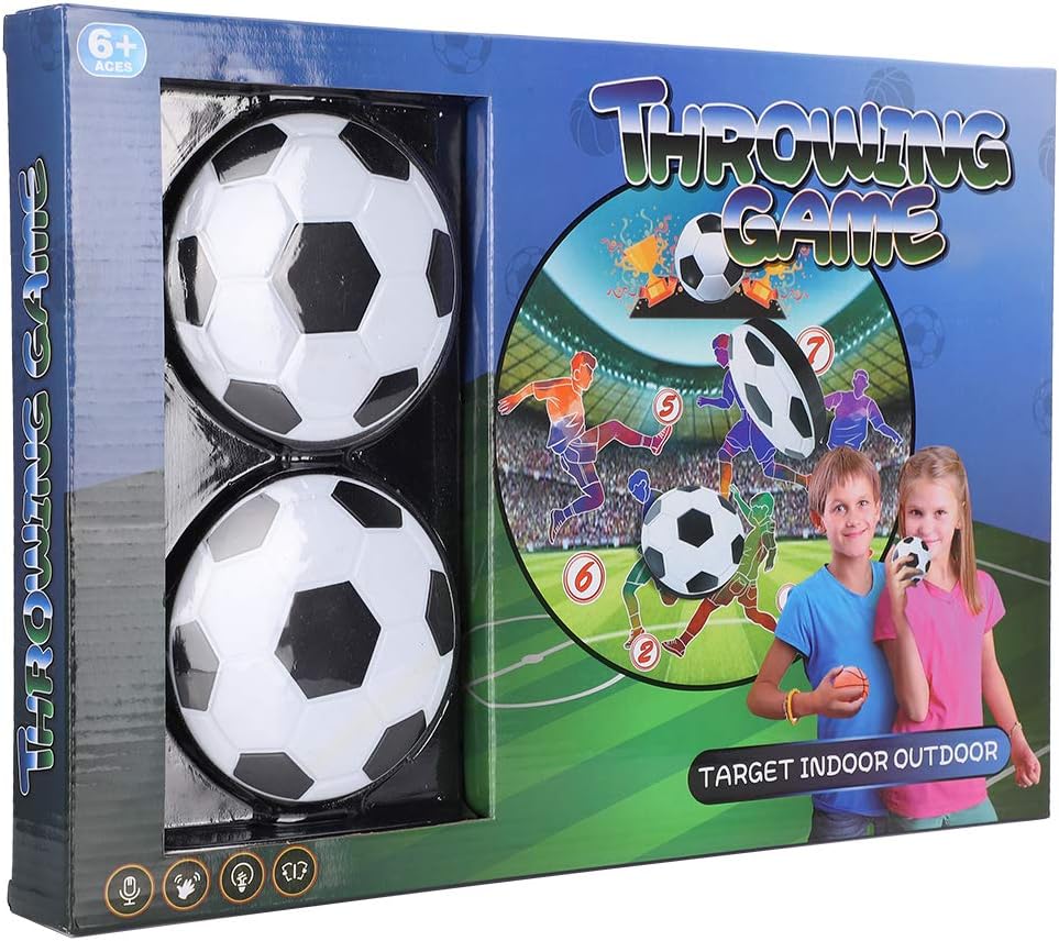 Indoor Toss Game, Toss Game, Lightweight 2Pcs Foam Ball for Families