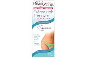 Bikini Zone Crème Hair Remover for Intimate Areas, 2 Oz, 1 Pack