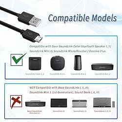 Charger Power Cord Compatible Bose SoundLink Color