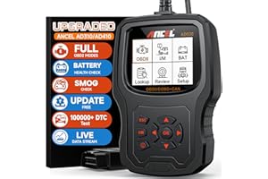 ANCEL AD530 OBD2 Scanner Diagnostic Tool, Universal Check Engine Code Reader with Live Data, Car Diagnostic Tool with Upgraded Battery Tester & All OBD2 Functions for 1996+ Cars, Upgraded AD310
