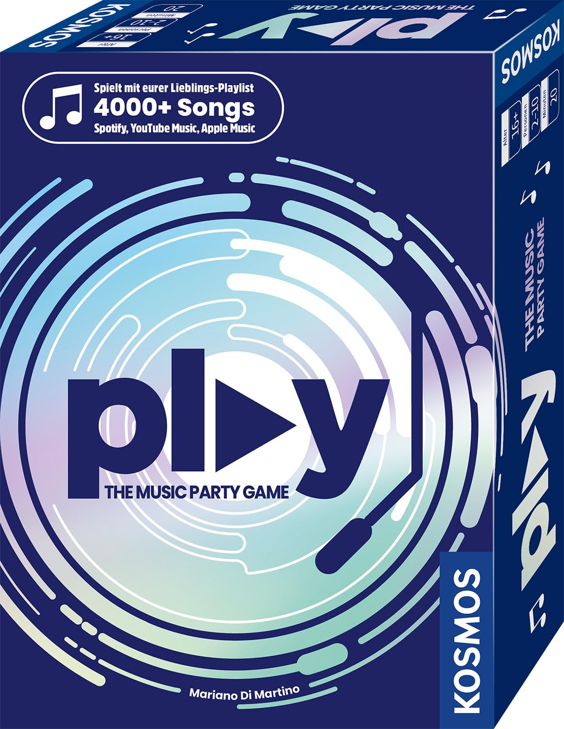 Kosmos Play - The Music Party Game, 4000+ Songs, Schätzen statt wissen