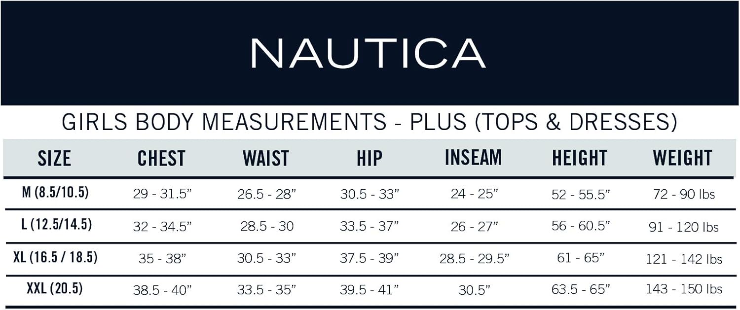 Nautica Girls' School Uniform Long Sleeve Polo: Clothing