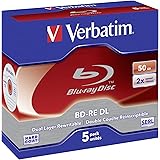 Verbatim BR BD-RE Dual-Layer 50GB scratchGuard 5p