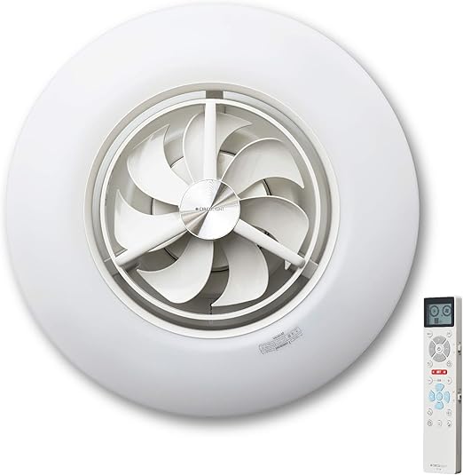 Amazon Co Jp ルミナス Led シーリングサーキュレーター スイング機能付き 12畳 調光調色タイプ 光拡散レンズ搭載 シンプルリモコン付き Dcc Sw12cm ホーム キッチン