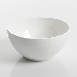 Gibson Elite Embossed Bone China Double Bowl