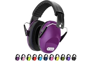 Ear Muffs for Noise Reduction: Dr.meter 27.4SNR Kids Ear Protection with Adjustable Headband - Kids Noise Cancelling Headphon