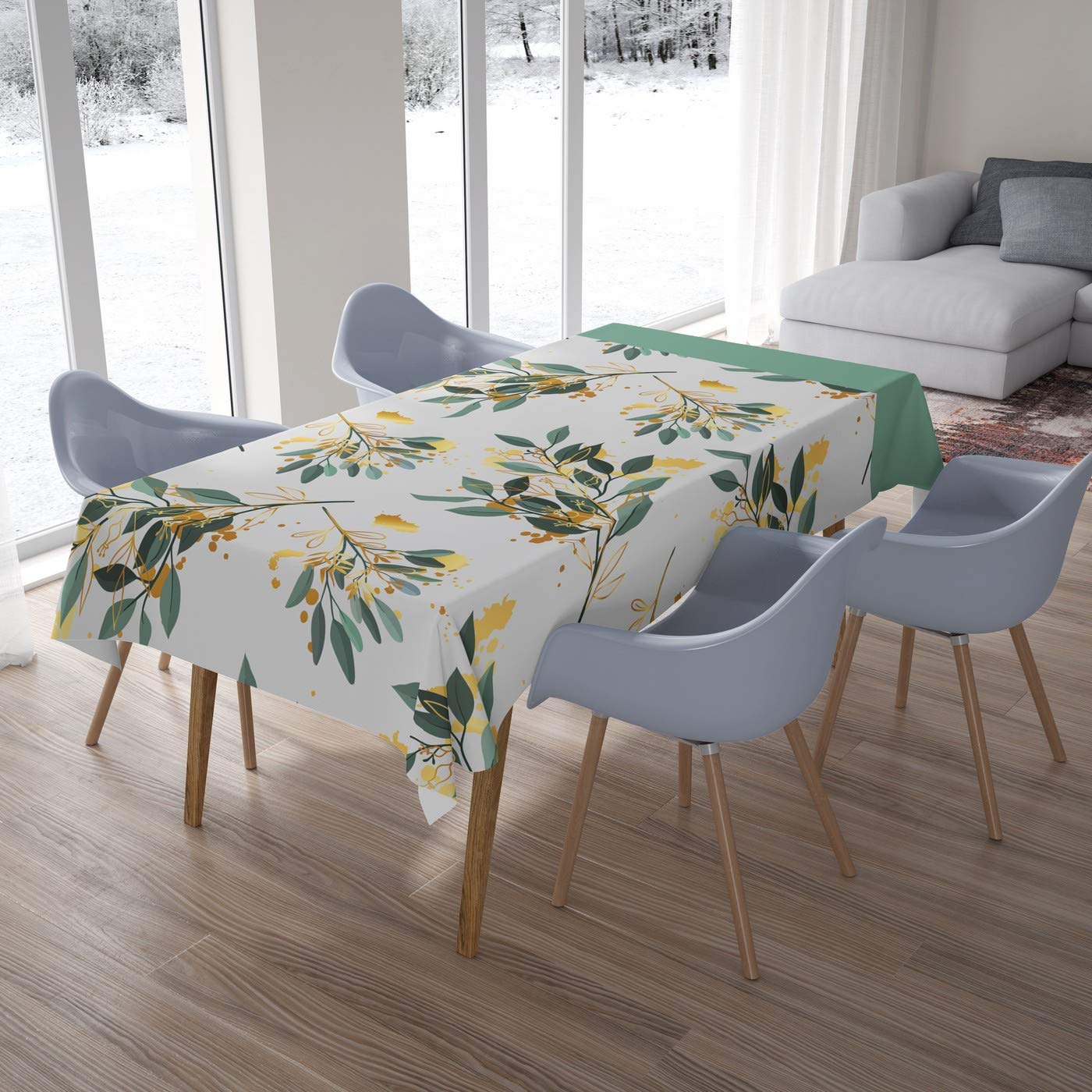 Bonamaison Kitchen Decoration, Tablecloth, 140cm x 200cm - Designed and Manufactured in Turkey