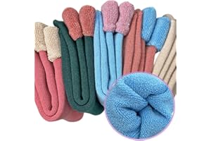 VoJoPi Wool Socks for Women, 5 Pairs Warm Winter Cozy Thermal Boot Socks, Christmas Stocking Stuffers Gifts, Size 5-10