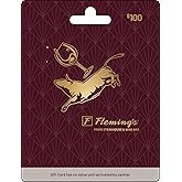 Flemings Prime Steakhouse & Wine Bar Restaurant Gift Card $100