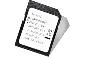 ULFENG Latest Navigation SD Card, Compatible with:(2016-21)-Cx3. (2016-20)-Cx5. (2016-20)-Cx9. (2016-22)-Mx5. (2016-18)-3. (2016-22)-6