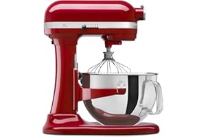 KitchenAid KP26M1XER 6 Qt. Professional 600 Series Bowl-Lift Stand Mixer - Empire Red