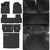 NQOQN All Weather Floor Mats for 2026 Honda Passport Floor Mats & Cargo mat & Backrest Mats for Honda Passport Accessories Odorless Floor Liner