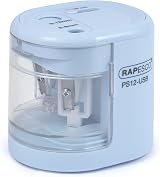 Rapesco 1447 PS12-USB Automatic Pencil Sharpener Blue view 3
