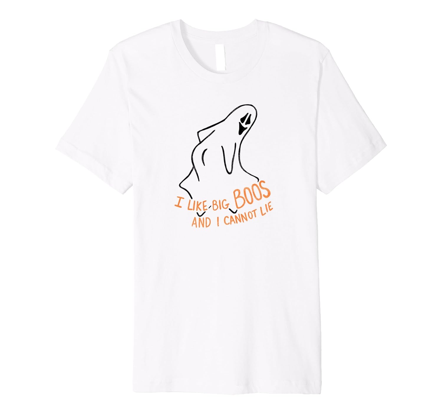 Adult Halloween Shirts - I Like Big Boos And I Cannot Lie-Rose