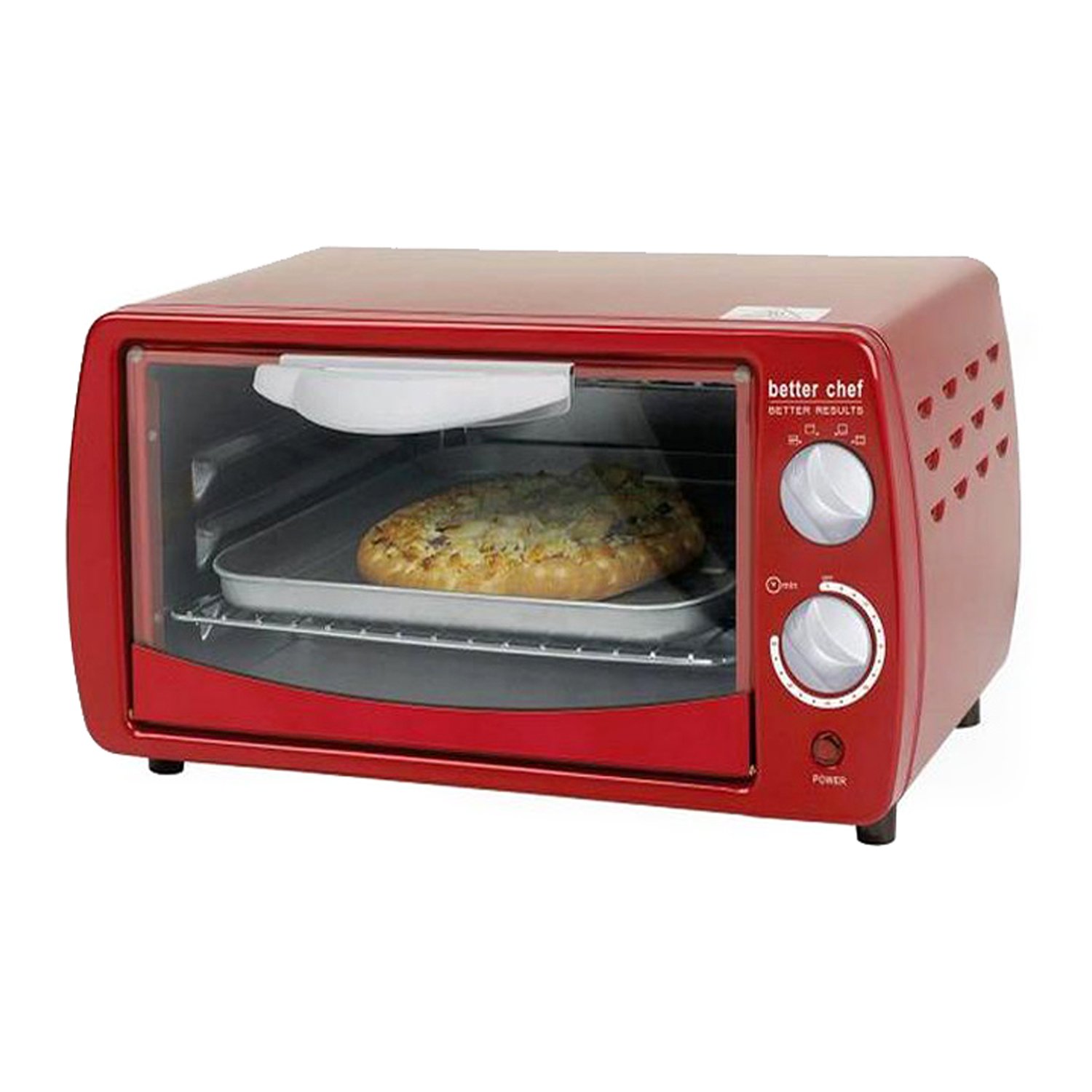 BETTER CHEF ELECTRIC QUARTZ HEATING CLASSIC TOASTER OVEN BAKE BAKES