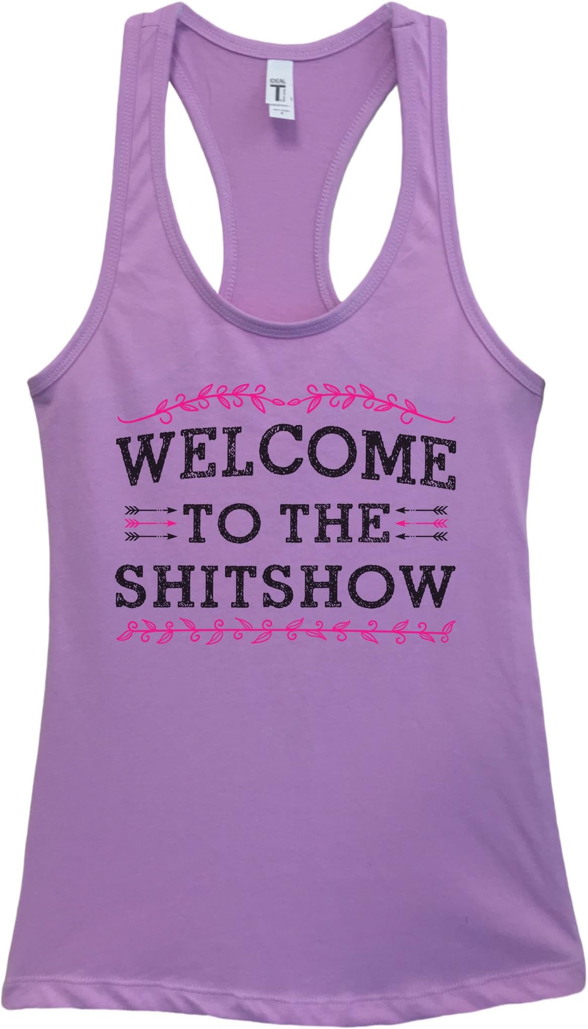Welcome to The Shitshow Funny Tank Top T Shirt Womens Sleeveless Gym Clothing