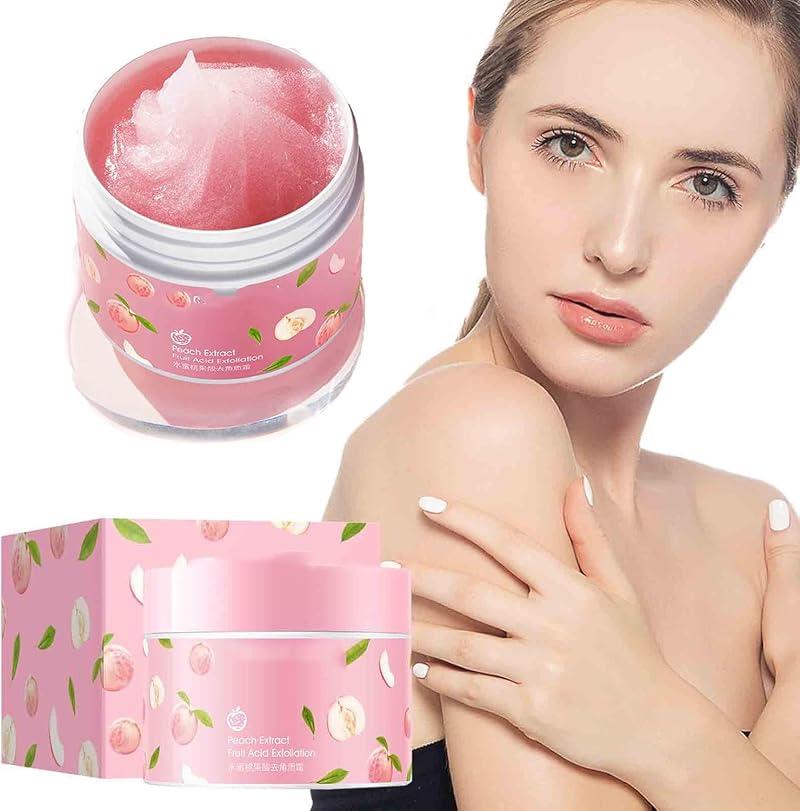 COTTNY Peach Extract Exfoliation Scrub Cream 140g Body Face Deep Cleansing