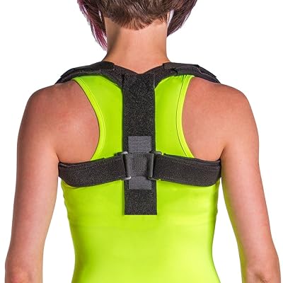BraceAbility Posture Corrector Brace | Upper Back Straightener to Fix Hunched, Rounded or Stooped Shoulders, Forward Head and Neck Posture Improvement