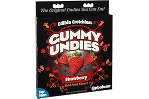 Edible Male Gummy Undies - Strawberry