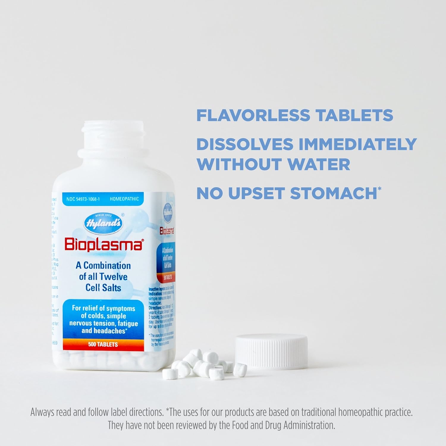Bioplasma Cell Salts Tablets by Hyland's, Natural Homeopathic Combination of Cell Salts Vital to Cellular Function, 1000 Count: Beauty