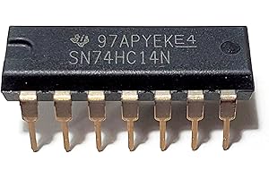 Juried Engineering SN74HC14N SN74HC14 74HC14 Hex Schmitt-Trigger Inverters Breadboard-Friendly IC DIP-14 (Pack of 10)