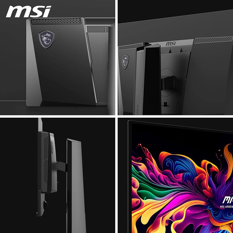 mag 274QPA QD-OLED X24 de 27" - Monitor Gaming, WQHD, Panel QD-OLED de 2560 x 1440, 240 Hz, 0,03 ms, Compatible con G-Sync, AMD FreeSync Premium, HDMI 2.1, DP 1.4a, Altura Ajustable, ngreo