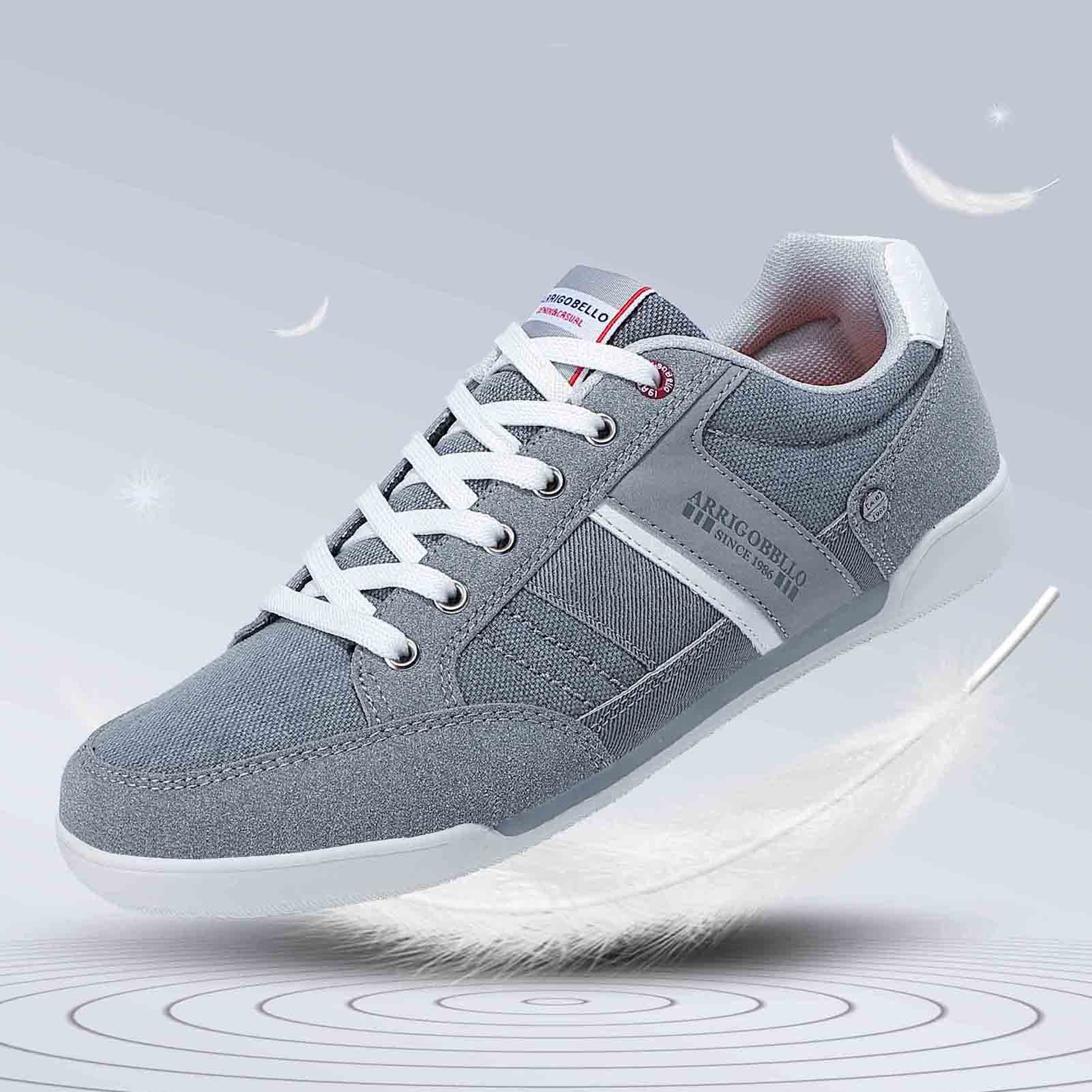 TARELO Sneaker Herren Freizeitschuhe Mode Schuhe Grau 43 7
