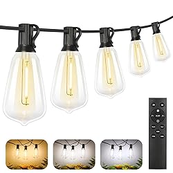 Brightever Dimmable Outdoor String Lights with