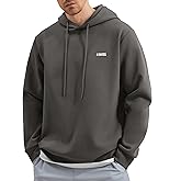 K-Swiss Men's Hoodies - Pullover Long Sleeve Sweatshirt Casual Club Hooded for Gym Workout