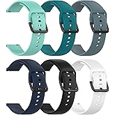 ECSEM Watch Bands for Veryfitpro ID205L,ID205,ID205G,ID205S/Willful ID205L SW020 SW023 Smart Watch Replacement Band for Women&Men(6Pack), SmallSize/6Pack