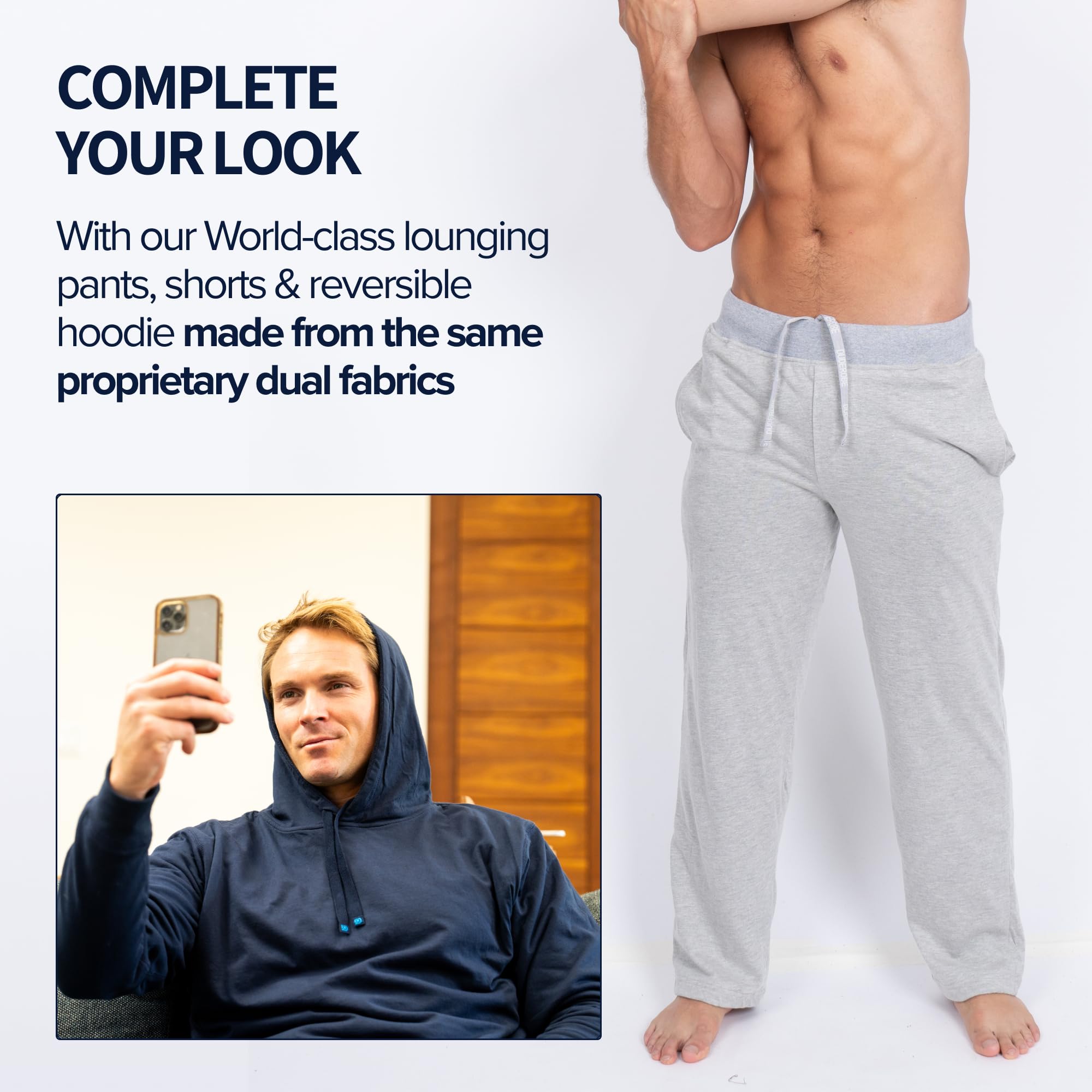 DudeRobe Men's Robe – Hooded TERRY Bath Robe for Men with Pockets | Soft, Comfy Men’s Bathrobe from Shark Tank